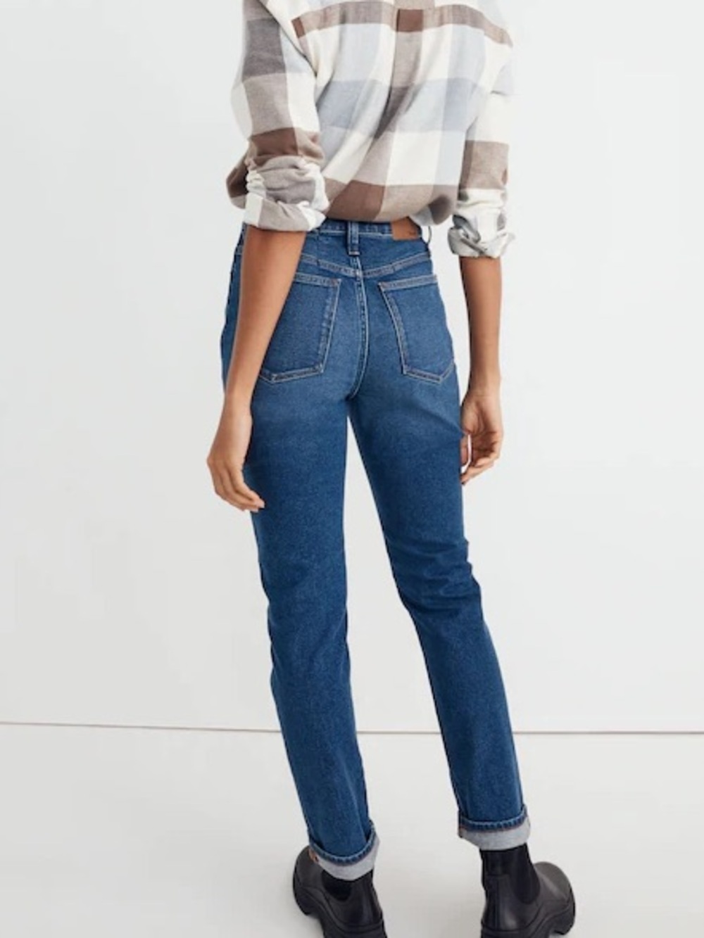 Women’s | Madewell High Rise Slim Boy Jean, Medium Wash | Size 27 - Picture 3 of 8